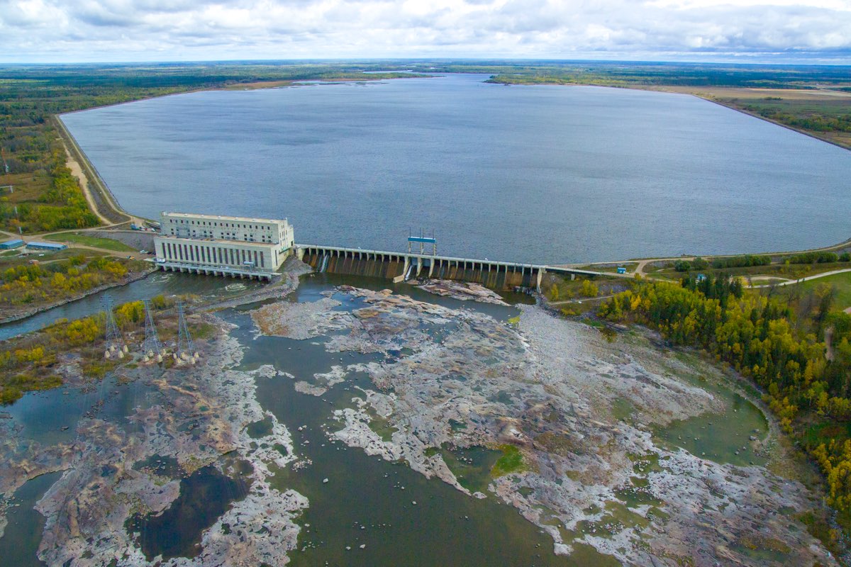 Arial photo of a hydro reservoir.